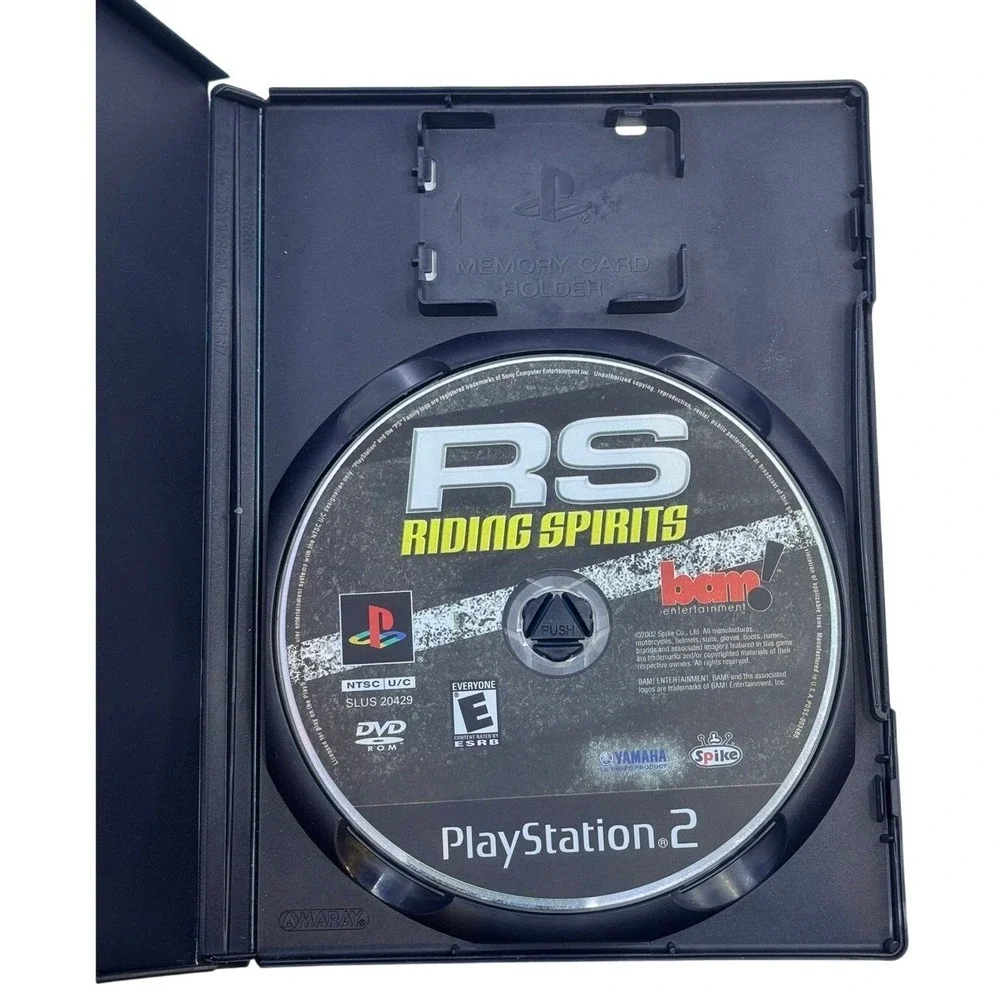 RS Riding Spirits Sony PlayStation 2 PS2 Motorcycle Racing Game NTSC SLUS 20429